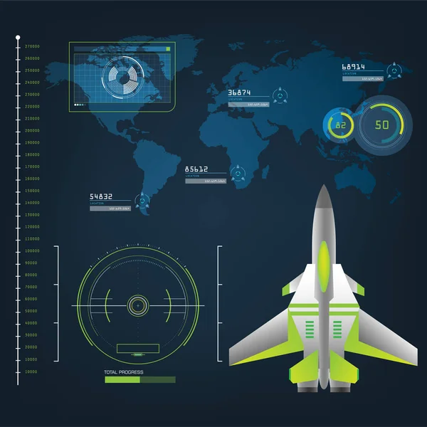 Uzay uçağı ile gelecekteki görme eylem modu arabirimi 