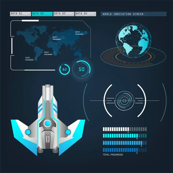 Uzay uçağı ile gelecekteki görme eylem modu arabirimi 