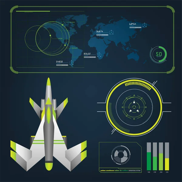 Uzay uçağı ile gelecekteki görme eylem modu arabirimi 
