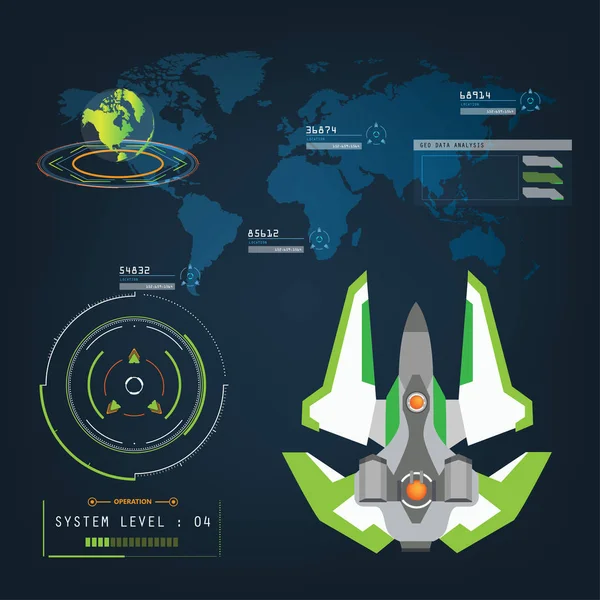 Uzay uçağı ile gelecekteki görme eylem modu arabirimi 