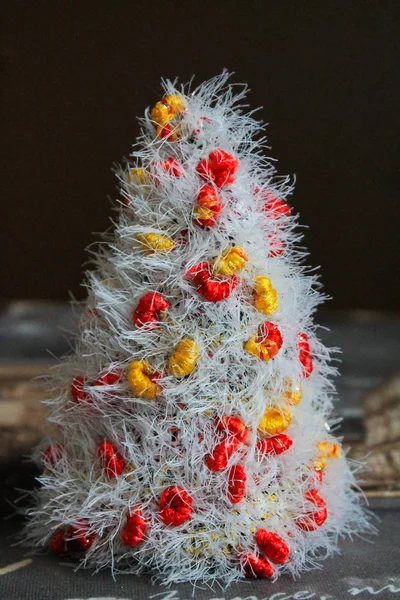Декоративная елка, Рождество — стоковое фото