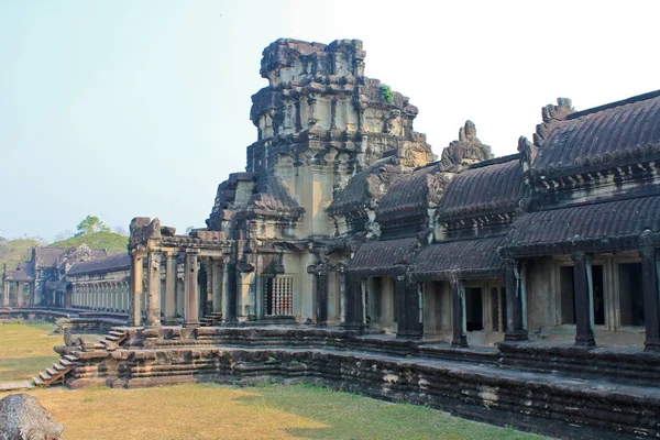 Complexo templo no Camboja, dedicado a Lord Vishnu — Fotografia de Stock
