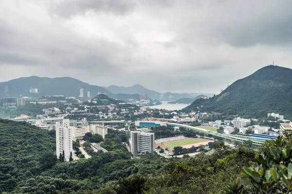애 버 딘과 Ap Lei Chau의 홍콩에 있는 주거 지구 — 스톡 사진