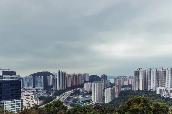 在香港仔和香港鸭  洲小区 — 图库照片