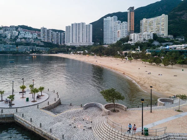 Repulse Bay Beach Hong Kong'ın Güney görünümü
