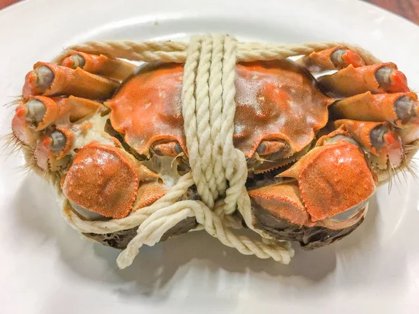 Kraliçe yengeç Çin mutfağı, sonbahar kış incelik Şanghay