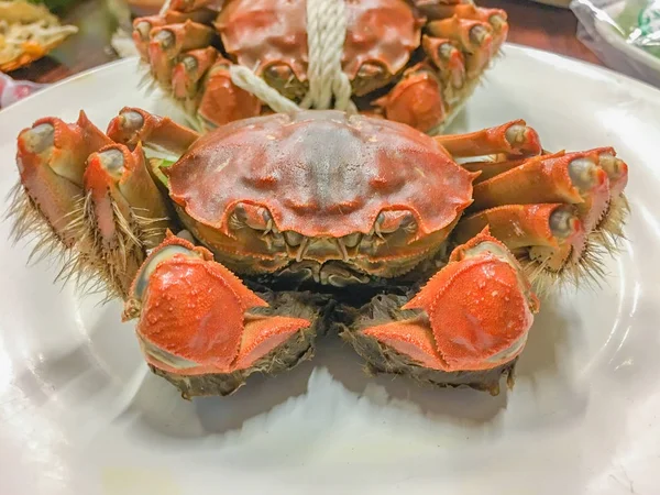 Kraliçe yengeç Çin mutfağı, sonbahar kış incelik Şanghay