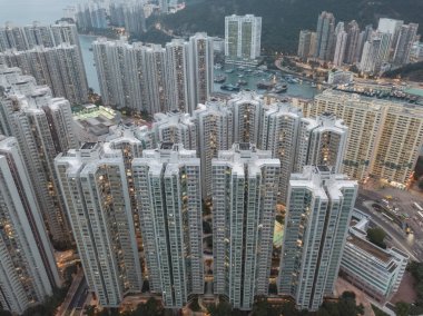 Hong Kong konut havadan görünümü