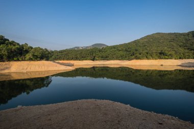 Düşük su seviyesi Aberdeen Country Park ve Aberdeen rezerv