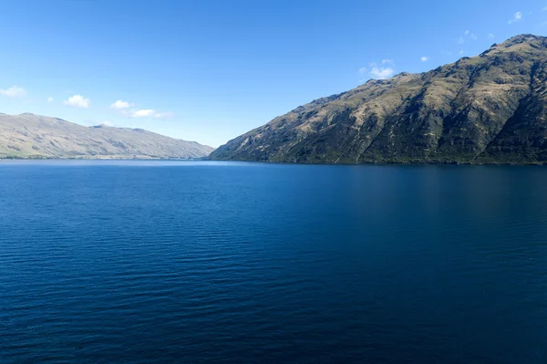 Άποψη της λίμνη Wakatipu κατά του διαβόλου Σκάλα, Δισπηλιό, νότιο νησί της Νέας Ζηλανδίας — Φωτογραφία Αρχείου