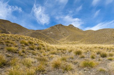 Lindis pass devlet karayolu 8 (Tarras - Omarama - Lindis Pass Road), doğal uyanık Lindis vadileri ve Ahuriri nehirler, south Island Yeni Zelanda arasında yatıyor.