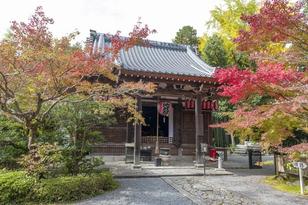 Sekizan Zen-in, japoński świątyni w Kioto jesienią — Zdjęcie stockowe