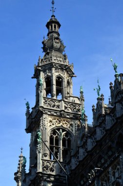 Maison du Roi, bir neo-Gotik tarzı konut Brüksel Şehir Müzesi binasında yer alan tarihi şehir merkezinde Grand Place, Brussels, Belçika