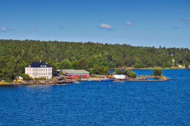 İsveçli Yerleşmeleri Baltık Denizi İsveç'in Stockholm takımadalar adacıkları üzerinde