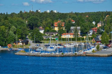 İsveçli Yerleşmeleri Baltık Denizi İsveç'in Stockholm takımadalar adacıkları üzerinde