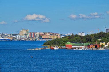 İsveçli Yerleşmeleri Baltık Denizi İsveç'in Stockholm takımadalar adacıkları üzerinde