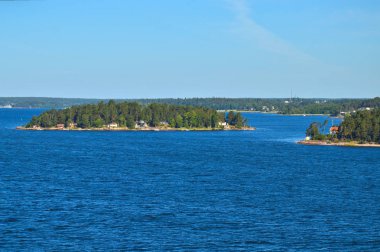 İsveçli Yerleşmeleri Baltık Denizi İsveç'in Stockholm takımadalar adacıkları üzerinde
