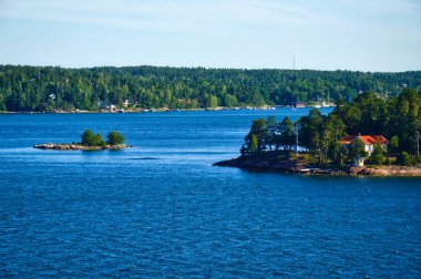 İsveçli Yerleşmeleri Baltık Denizi İsveç'in Stockholm takımadalar adacıkları üzerinde
