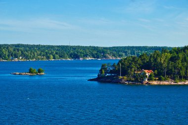 İsveçli Yerleşmeleri Baltık Denizi İsveç'in Stockholm takımadalar adacıkları üzerinde