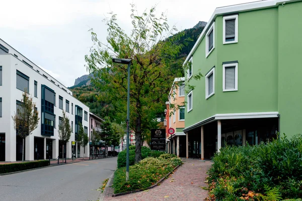 Vaduz Liechtenstein Octobre 2019 Vues Sur Rue Urbaine Centre Ville — Photo