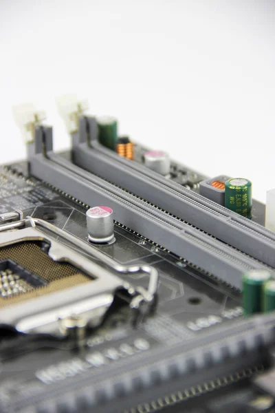 Details Computer Motherboard — Stock Photo, Image