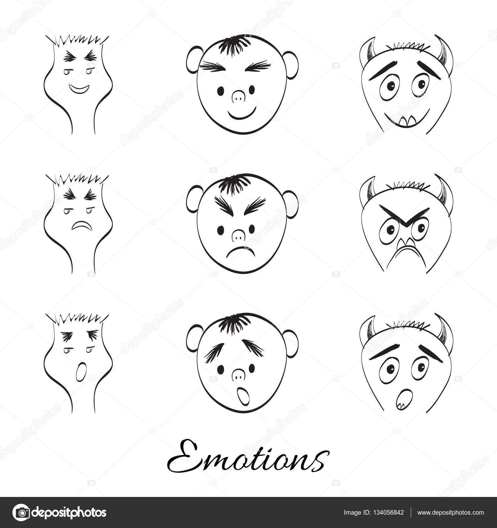 doodle monster emotions doodle monster emotions