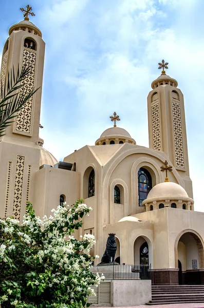 Коптская церковь в Шарм-эль-Шейхе . — стоковое фото