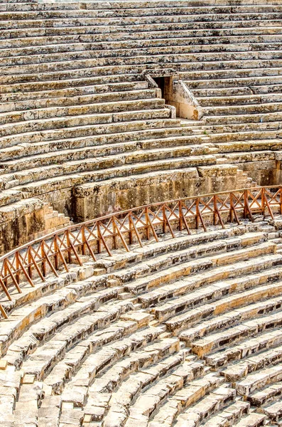 Anfiteatro antigo em Hierápolis, Pamukkale, província de Denizli. Turquia — Fotografia de Stock
