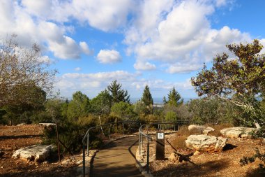 Sabah İsrail kuzeyinde dağlarda 