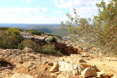 Sabah İsrail kuzeyinde dağlarda 