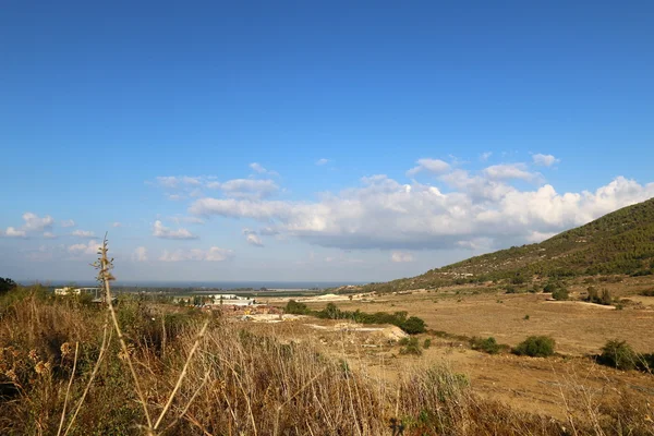 Утро в горах на севере Израиля — стоковое фото