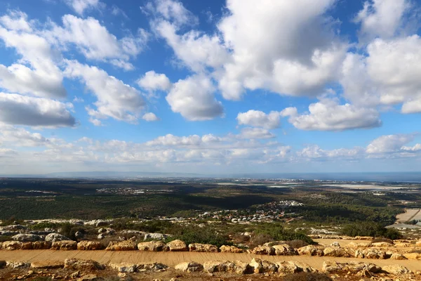 Mañana en las montañas del norte de Israel — Foto de Stock