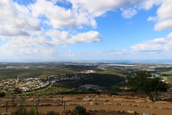 Morning in the mountains in the north of Israel — Stock Photo, Image