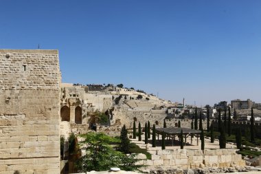 Antik Jerusalem yürümek