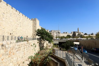 Antik Jerusalem yürümek