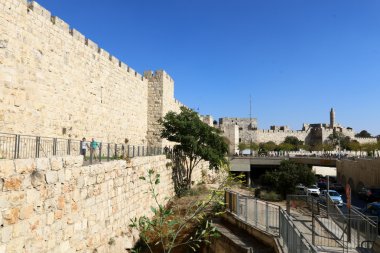 Antik Jerusalem yürümek