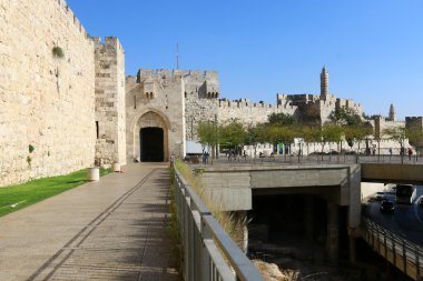 Antik Jerusalem yürümek