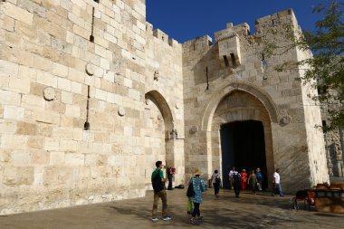 Antik Jerusalem yürümek