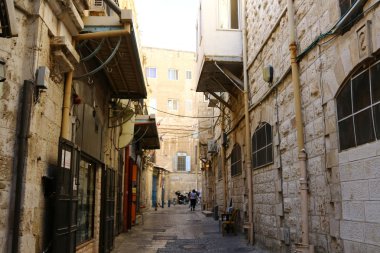 Antik Jerusalem yürümek