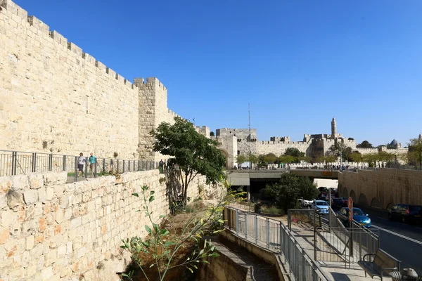 Maak een wandeling door het oude Jeruzalem — Stockfoto