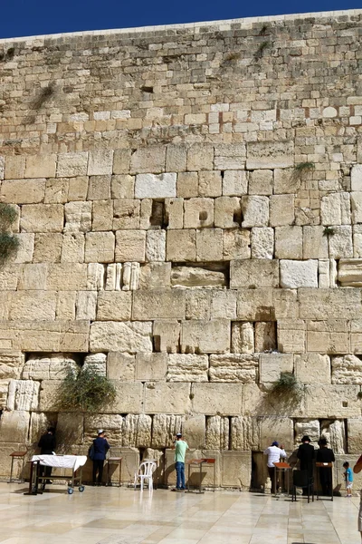 Τείχος Δακρύων στην Ιερουσαλήμ — Φωτογραφία Αρχείου