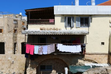 Acre eski kale deniz üzerinde 