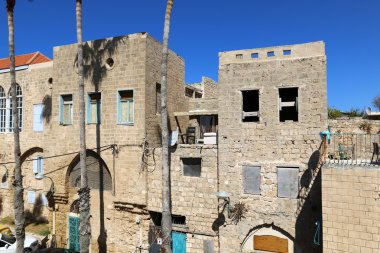 Acre eski kale deniz üzerinde 