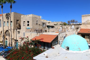 Acre eski kale deniz üzerinde 