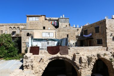 Acre eski kale deniz üzerinde 