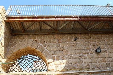 Acre eski kale deniz üzerinde 