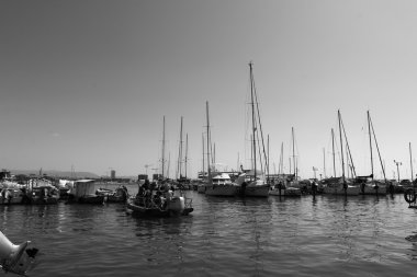 Acre eski kale deniz üzerinde 