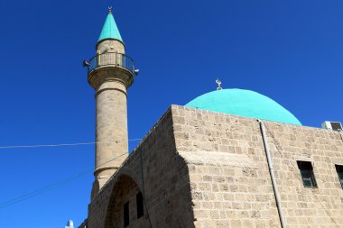Acre eski kale deniz üzerinde 