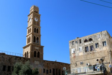 Acre eski kale deniz üzerinde 