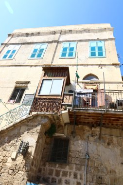 Acre eski kale deniz üzerinde 